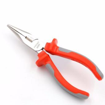 2Cool 6'' Pliers High Hardness Hand Flat Wire Cutter Insulation Hardware Tool TPR Multi-function High-carbon Steel Pliers - intl