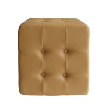 Felagro Square Tufted Pouf Chair -TAUPE