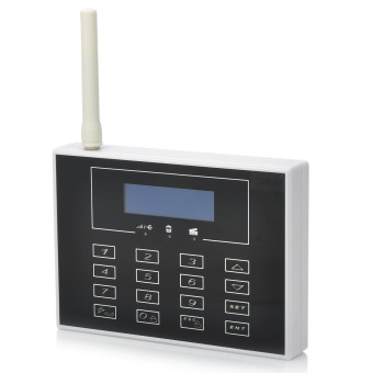 DP-60 GSM Home Alarm System w/ Wireless Door Sensor Window Sensor PIR Motion Sensor (Black)