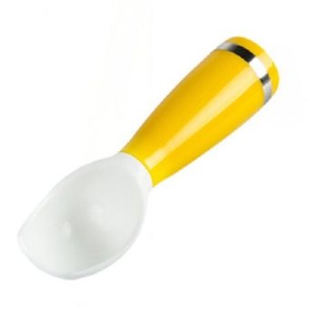 High Quality Ice Cream Mashed Mango Melon Potato Scoop Spoon Spring Handle (colour:Yellow)(Yellow) New Fashion Color: Yellow - intl