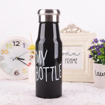 Klik Botol Minum Plastik My Bottle 500ml - SM-8456 - Hitam