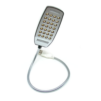 LED USB Lamp 28 LED with ON / OFF Model UL014 - Black