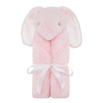Hot Sales Blanket 76x76cm Cute Animal Baby Blanket Baby Bedding Super Soft Fleece Blanket Swaddle for Baby - Pink Rabbit - intl