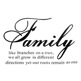 OEM Family Like Branches on a Tree Warm DIY Decal Wall Sticker Mural