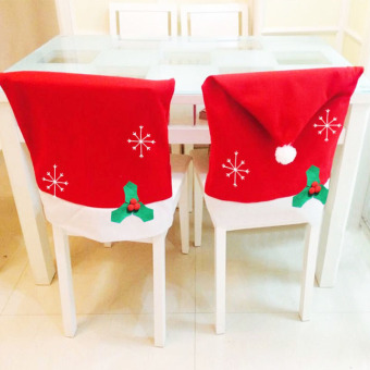 2Cool Christmas Chair Cover Non-woven Fabrics Home Decoration 65*50cm