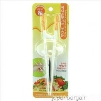 Edison Training/helper Chopsticks for Left Handed Adult Orange - intl