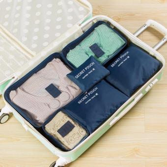 6Pcs Waterproof Travel Storage Bag Clothes Packing Cube Luggage Organizer Pouch - intl