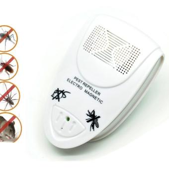 Bug Scare Ultrasonic Rat Pest Control Repeller / Anti Nyamuk - White