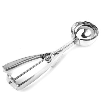 Eozy Stainless Steel Gear Handle Ice Cream Scoop Mash Muffin Potato Cookie Food Kitchen Spoon Ball 4CM