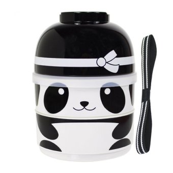 Cutezcute 2-Tier Bento Box Baby Ninja Panda for Bento - 999-0313