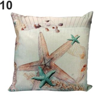 Broadfashion Fashion Tree Flower Print Throw Pillow Case Cushion Cover Home Sofa Decoration (#10) - intl