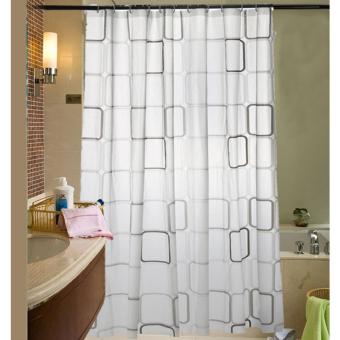 Emyli Tirai Motif Kamar Mandi Shower Curtain 180 x 200