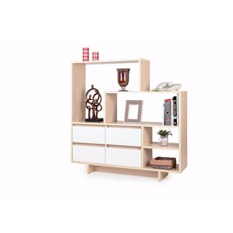 Ben Furniture Lemari Pajangan Melamine Buffet / Shelf 120 x 30 x 110 cm [JABODETABEK ONLY]