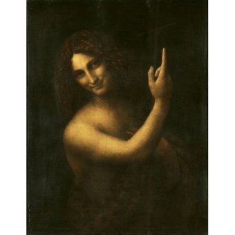Jiekley Fine Art - Lukisan Saint John The Baptist Karya Leonardo da Vinci - 1513-1516