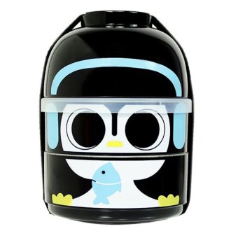 Cutezcute - 2 Tier Bento Box Baby Cool Penguin for Bento