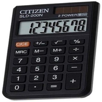 Citizen Kalkulator Pocket SLD-200N Hitam