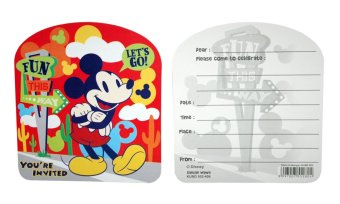 Disney Mickey Kartu Undangan (406ST)