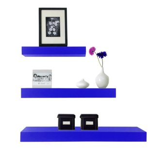 Floating Shelves - 1 Set 3Pcs Rak Dinding Minimalis 40cm-30cm-20cm - Promo