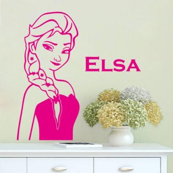 Catwalk DISNEY FROZEN Elsa Anna Wall Stickers Decal Removable Home Decor Kids Art Mural - intl