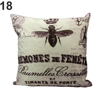 Broadfashion Fashion Tree Flower Print Throw Pillow Case Cushion Cover Home Sofa Decoration (#18) - intl