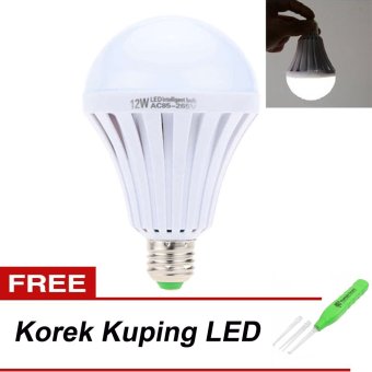 LED Autolamps Bohlam Emergency 12W + Flashlight Earpick Korek Kuping LED