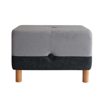 Felagro The Cube 60 Pouf Chair - GREY- BLACK