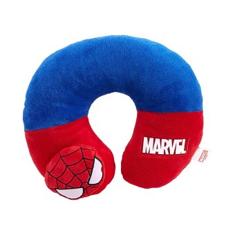 Marvel Neck Cushion Head Spiderman - Biru