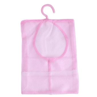 Ai Home Home Storage Hanging Bag Mesh Net Organiser Pink