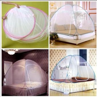 PROMOO...Kelambu lipat korea 160 x 200 bed net anti nyamuk canopy portable