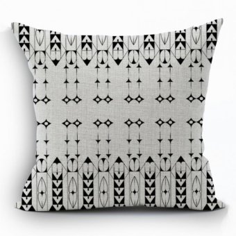 Yazilind interesting Geometry pattern decorative pillowcase room sofa home 45*45CM/17.55*17.55 inch