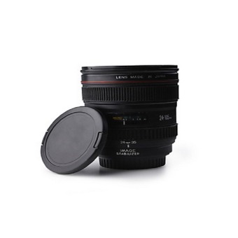 HL Unique Simulation Camera Lens Style 350Ml Plastic Coffee Mug Cup(Black) - intl