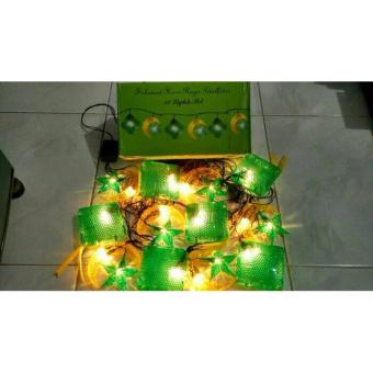 Pitaldo Lampu Hias LED Ketupat Bulan Bintang Dekorasi Ramadhan Lebaran