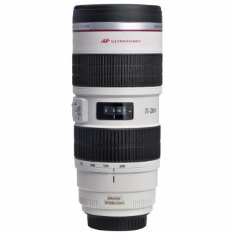 Somine Camera Lens Mug Caniam 70-200mm 1:1 Model Coffee Cup Travel Mug Stainless Steel with a Cover Lid and A Sponge Brush 21.5cm X8.6cm X 8.6cm (8.5\" X 3.4\" X 3.4\") White - intl
