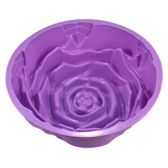 2016 Hot Sell Rose Shape Cake Pan Silicone Baking Pan For Cakes Oven Temperature Family Silicone Baking Molds Pudding Mold