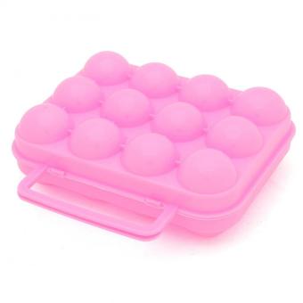 Tas Rak Penyimpanan Telur / Universal Egg Box (Isi 12) - Pink