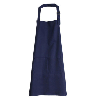 Yazilind Korean fashion home kitchen Dark blue aprons