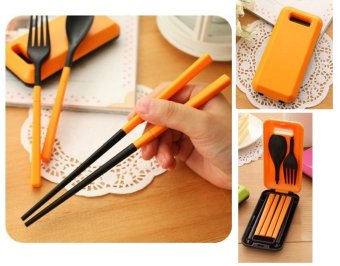 Best Portable Cutlery Set / Set Alat Makan Sendok Garpu Sumpit (Saran terhindar penyakit menular)