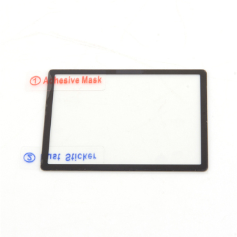 Self-Adhesive Camera Screen Protector for Leica LUX2 GGS Optical Glass LCD Protector (Black)