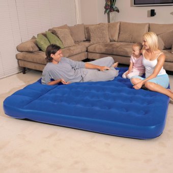 Bestway Air Bed Size King Matras (Biru) Kasur Tidur Pompa Angin 203cm x 183cm x 22cm