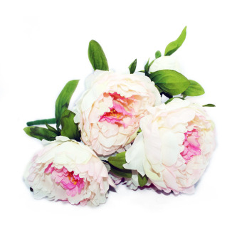 OHOME Bunga Mawar Piony Artificial Dekorasi Interior Eksterior Ruangan - An-B000247P-Bunga-4 - Pink