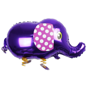 Homegarden Inflator Animal Elephant Balloons Purple