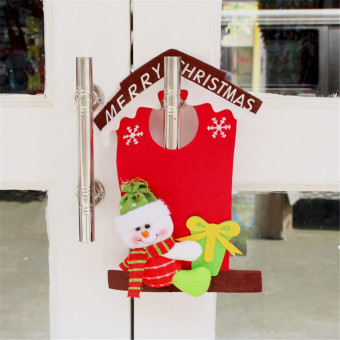 Christmas Decor Xmas Santa Snowman Tree Ornaments Hanging Pendant Gifts Ornament Snowman - intl