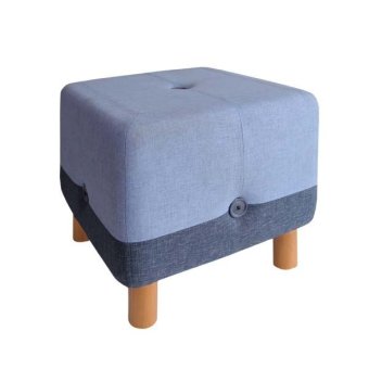 Felagro The Cube 40 Pouf Chair - Blue-Dark Blue