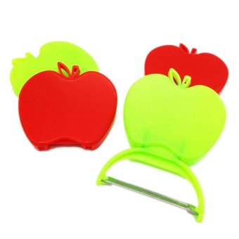 1X Foldaway Apple Peeler Peeling Vegetable, Potato Peeler Vegetable Cutter Fruit Melon Planer Grater Kitchen Gadgets - intl