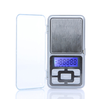 High Accuracy Mini Electronic Digital Pocket Scale Jewelry Weighing Balance Portable 200g/0.01g Counting Function Blue LCD g/tl/oz/ct