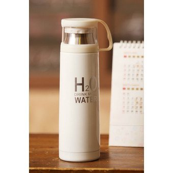 500ml letter M2 high-grade stainless steel vacuum cup for cup cup children portable thermos cup cup business couple