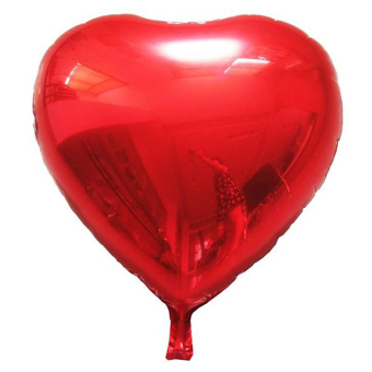 Homegarden 18'' Heart Foil Helium Balloons For Wedding Birthday Party Engagement Decoration red