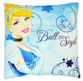 Disney Cushion Princess Cinderella - biru