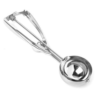Eozy Stainless Steel Gear Handle Ice Cream Scoop Mash Muffin Potato Cookie Food Kitchen Spoon Ball 5CM