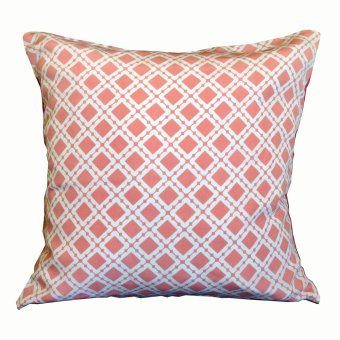 Flora Cushion - Bantal Sofa Square - Pink